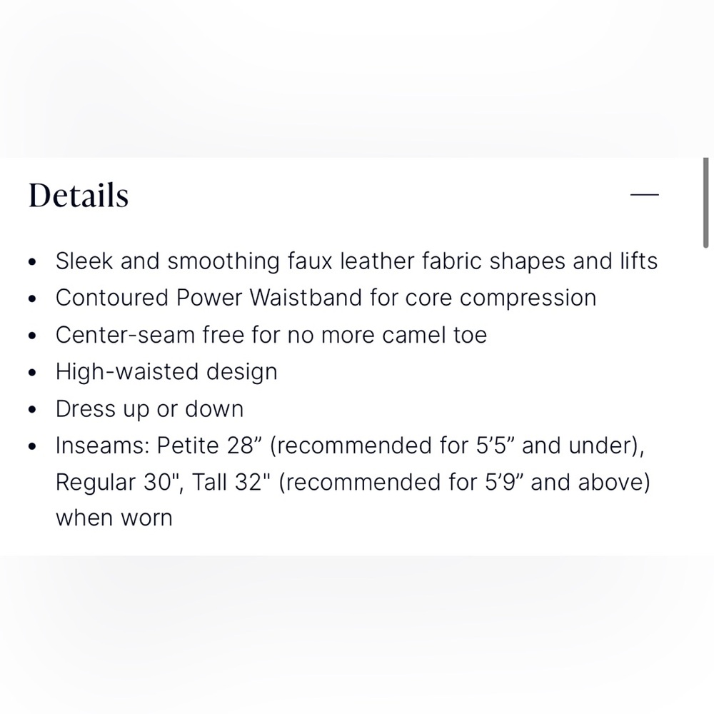 SPANX Faux Leather Leggings - Picture 7 of 8